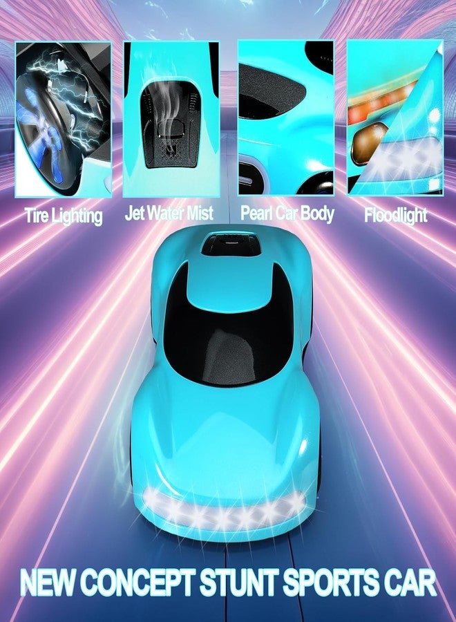 KING FORU Remote Control RC Cars Toys: Gesture Drift Stunt Cars, Hand Sensing Control RC Toys for Kids, Birthday Gifts for Boys Girls, 2.4GHz Double Sided 360° Off Road Rotating, with Lights Music - Image 3